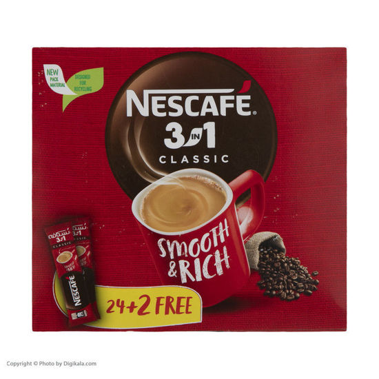 تصویر از نسکافه 3در1 کلاسیک جعبه ای 26عددی