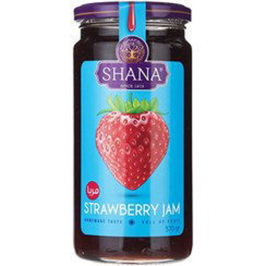 تصویر از شانا مربا توت فرنگی شیشه 305گرم